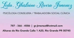 Ghislaine Rivera Jimenez, Psicóloga Consejera