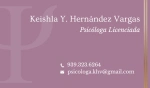 Keishla Y. Hernández Vargas, Psicóloga Lic